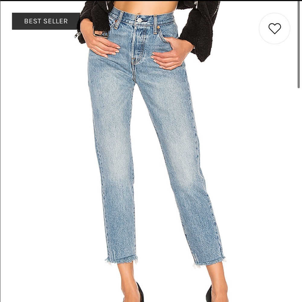 High rise LEVIS straight leg pants size 25